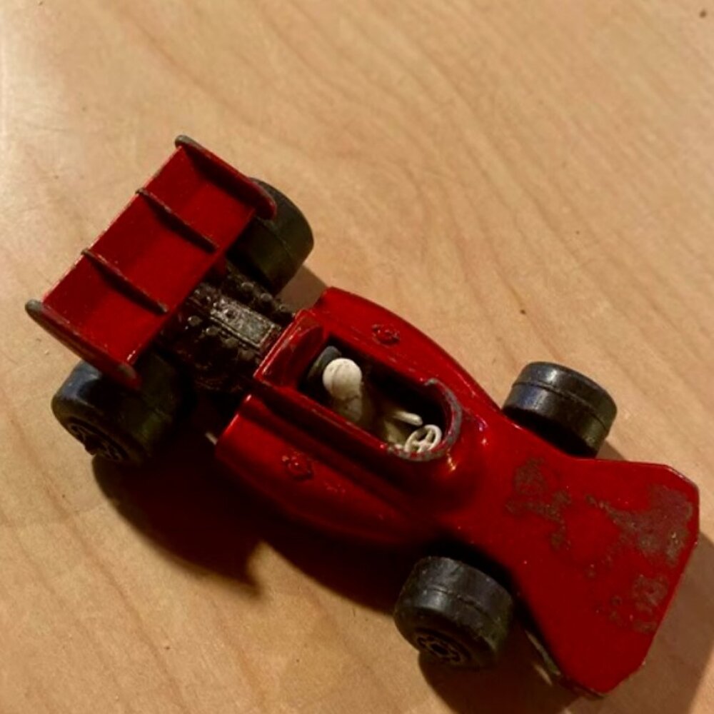 Matchbox Lesney No 24 Metalic Red Team Matchbox Racing Car Number 44 1973 rare